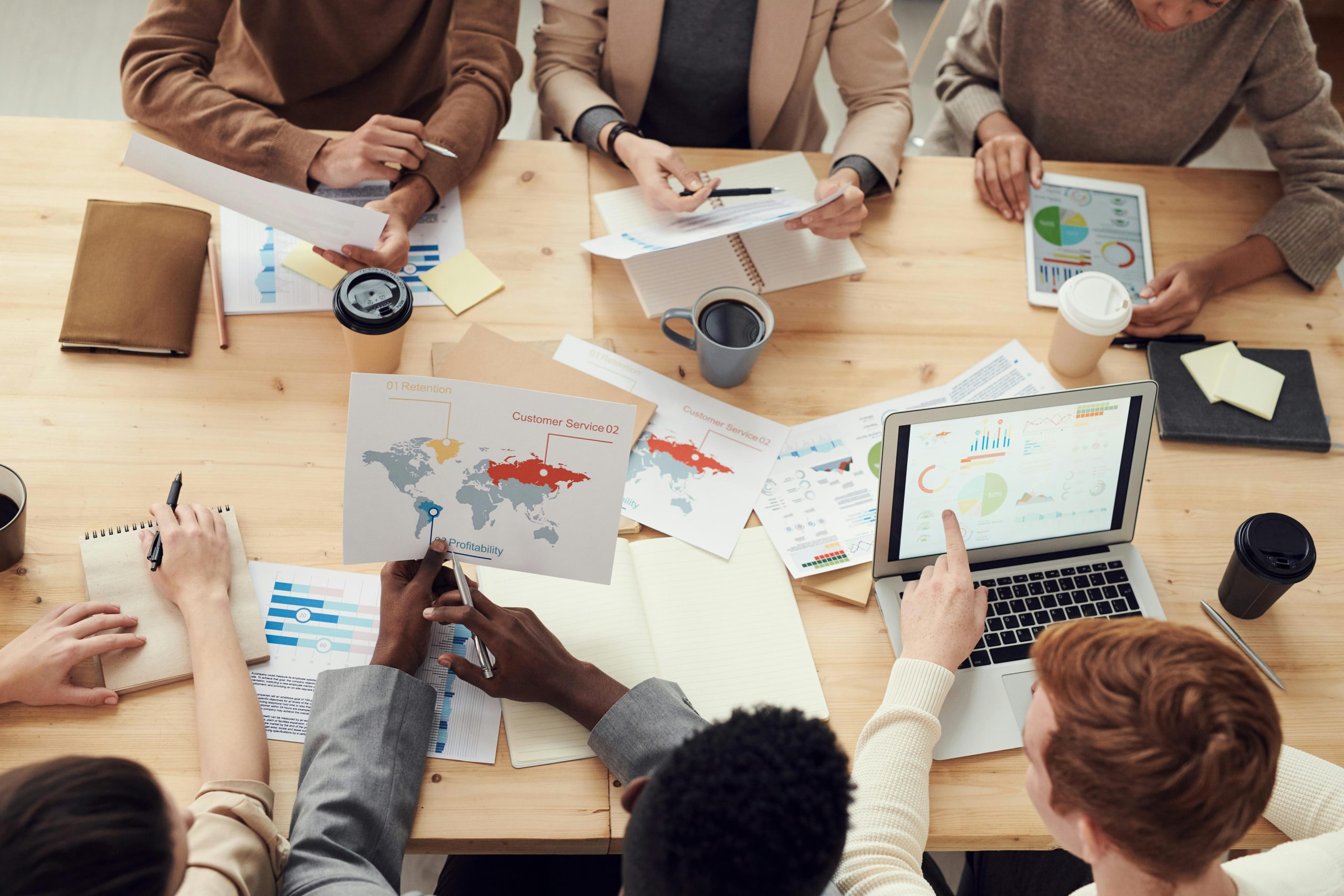Boardroom capital planning session placeholder